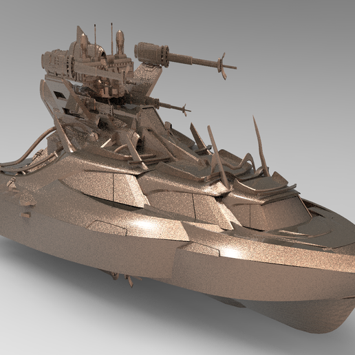 cruise ship advanced 1 3D print model - Mito3D
