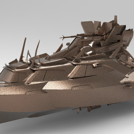 cruise ship advanced 3 3D print model - Mito3D
