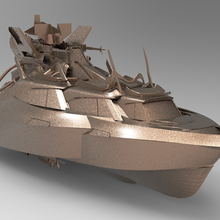 cruise ship advanced 4 3d print model - Mito3D