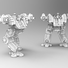 crusher american mecha scifi robot 3d print model - Mito3D