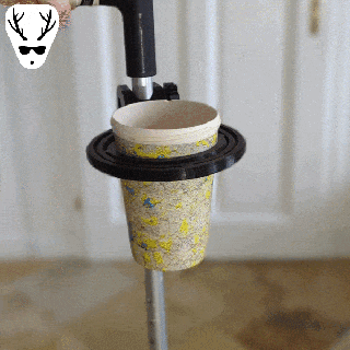 béquilles tasse gyro impression endroit titulaire soutien gyroscope pépin café boissons utile gadget cool 3d print model - Mito3D
