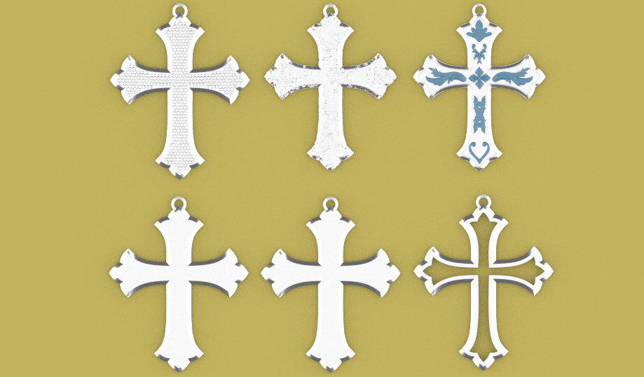 cruz cruzar croix croos joyeria religión jesús joyero joyería 3D print model - Mito3D