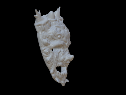 pleurs masque art imprimable 3d print model - Mito3D