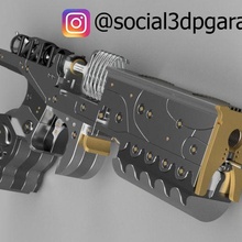 cryosthesia 77k high resolution bungo games destiny 2 destinythegame highpoly pistol weapon 3d print model - Mito3D