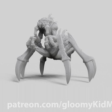 crypt fiend game games world warcraft undead tabletop nerubian monster fantasy dnd 3d print model - Mito3D