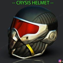 crysis casco 3d impresión modelo máscara cosplay ps5 remasterizado remasterizar juego accesorios juguetes airsoft juegos 3d print model - Mito3D