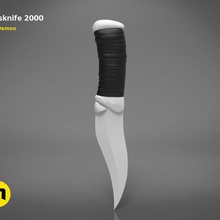 crysknife 2000 gadget Wurm Sandwurm sand Modell Replikat - Spielzeug Abenteuer fremen arrakis schärfen Knochen zahn film Film dune Messer Klinge 3d print model - Mito3D