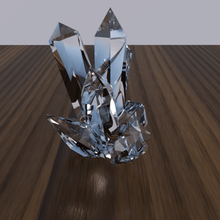 crystal game decoration 3d print model - Mito3D