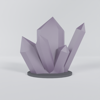 crystal miniature art statue fantasy 3d print model - Mito3D