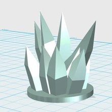 crystal cluster art models 3d print model - Mito3D