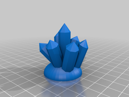 crystal cluster structure models 3d print model - Mito3D