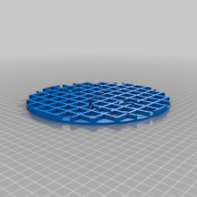 cristal revestimiento base 3d print model - Mito3D