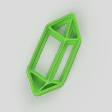 crystal cookie cutter rock diamond 3d print model - Mito3D