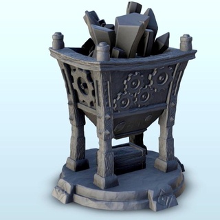 crystal grinding machine - medieval fantasy magic feudal old archaic saga 28mm 15mm wargaming architecture tabletop miniatures scenery wargame game terrain house accessories middle age dark fantastic war traditionnal empire village 3d print model - Mito3D