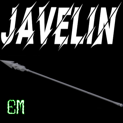 crystal javelin prop decor weapon weapons thrown 3d print model - Mito3D