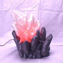 crystal led lamp home lighting strip light leds decor desk decorative decoration structure 3d print model - Mito3D
