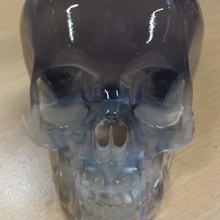 cráneo de cristal casa cabeza 3d 3dprinting 3dmodel 3d print model - Mito3D