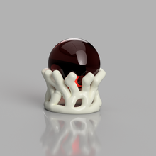 crystal sphere stand 20-25mm diameters 3d print model - Mito3D