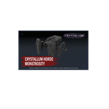 cristal horda monstruosidade miniatura jogos guerra 15mm 6mm mecha tanques militares indie battletech mechwarrior sci fi Ciência ficção 3d print model - Mito3D