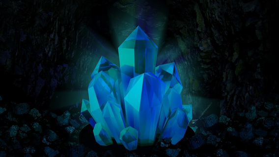 Kristalle Werkzeuge Kristall leuchtend Magie Bergwerk scheinen 3d Drucken 3d print model - Mito3D