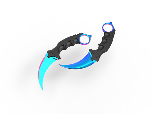 cs go karambit faca cs2 jogos 3d print model - Mito3D