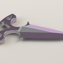 csgo daggers knife dagger videogames video games game 3d print model - Mito3D