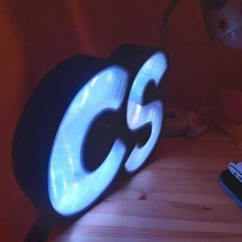 csgo bureau logo signe art cartel compteur grève couteau modèle peaux supporter jouet Luminoso lumineux panneaux 3d print model - Mito3D