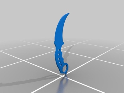 csgo knife video games 3d print model - Mito3D