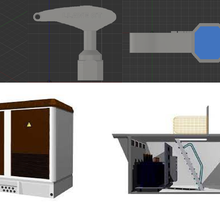 ct clé transformateur station 3d print model - Mito3D