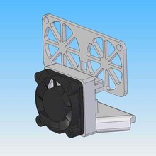 ctc bezer replicador de dupla bico fã apoio ver4 ferramenta Impressora 3d acessórios 3d print model - Mito3D