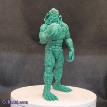 cthulhu juguete d figura pez tanque monstruo Dios 3d print model - Mito3D