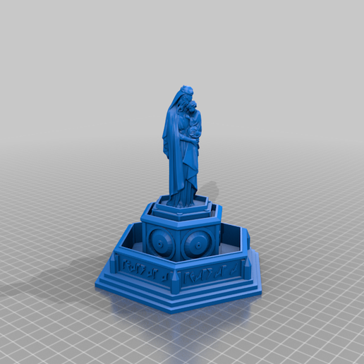cthulhu Brunnen Wargaming Spiel 28mm 32mm Idol Rollenspiel scifi Terrain Sternengrave Statue ttrpg Kriegsspiel Requisiten 3D print model - Mito3D