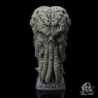 cthulhu Kopf pre supported Büste Lovecraft 3d print model - Mito3D