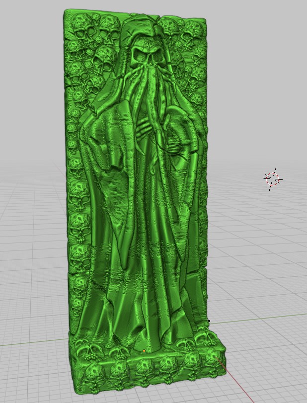 Cthulhu velho Deuses caos jogos guerra terreno estátua demônio morte crânio bases 3D print model - Mito3D