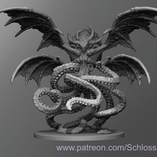 cthylla juego dnd mazmorras dragones mesa juguete 3d print model - Mito3D