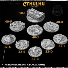 ctulhu base toppers 3d print model - Mito3D