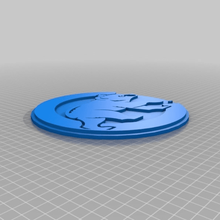 cub logo piatto piastra cerchio strumento La stampa 3d 3d print model - Mito3D