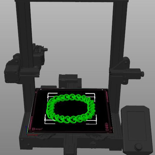 Küba Zincir 3D print model - Mito3D