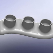 Küba puro Kulp destek gadget 3d print model - Mito3D
