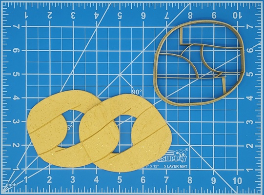 küba bağlantı fondan kurabiye kesici ayarlamak çoklu boyutları ev bling kolye cilveli 3d print model - Mito3D