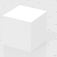 cube art shape square 3d print model - Mito3D