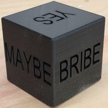cube game dice 3d print model - Mito3D