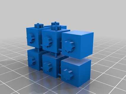 cube 3d printer parts 3d printer  3d print model - Mito3D