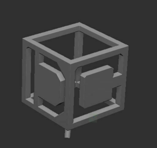 cube logo 3d printing 2d 3D print model - Mito3D