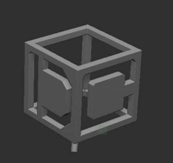 cube cube cube logo 3d printing 2d  3d print model - Mito3D