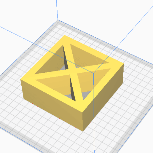 cubo 100x100x42 3D print model - Mito3D