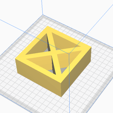 cube 100 42 3d print model - Mito3D