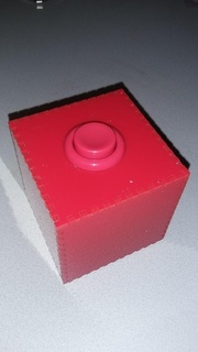 cubo 28mm botão Diversos categorizado 3d print model - Mito3D