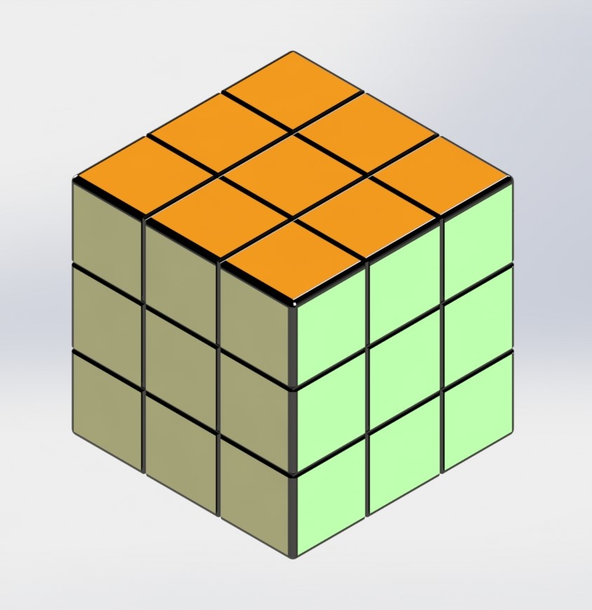 cubo 3x3 3D print model - Mito3D