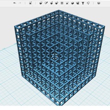 cubo de la batería 9x9 art asamblea 3d print model - Mito3D